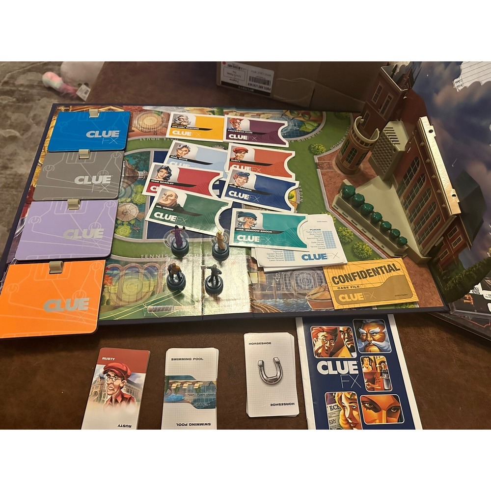 Electronic Talking Clue FX Tested Working Complete With All Pieces! Excellent